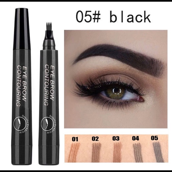 ❤️Waterproof eyebrow contouring black and gray❤️ - Picture 2 of 11